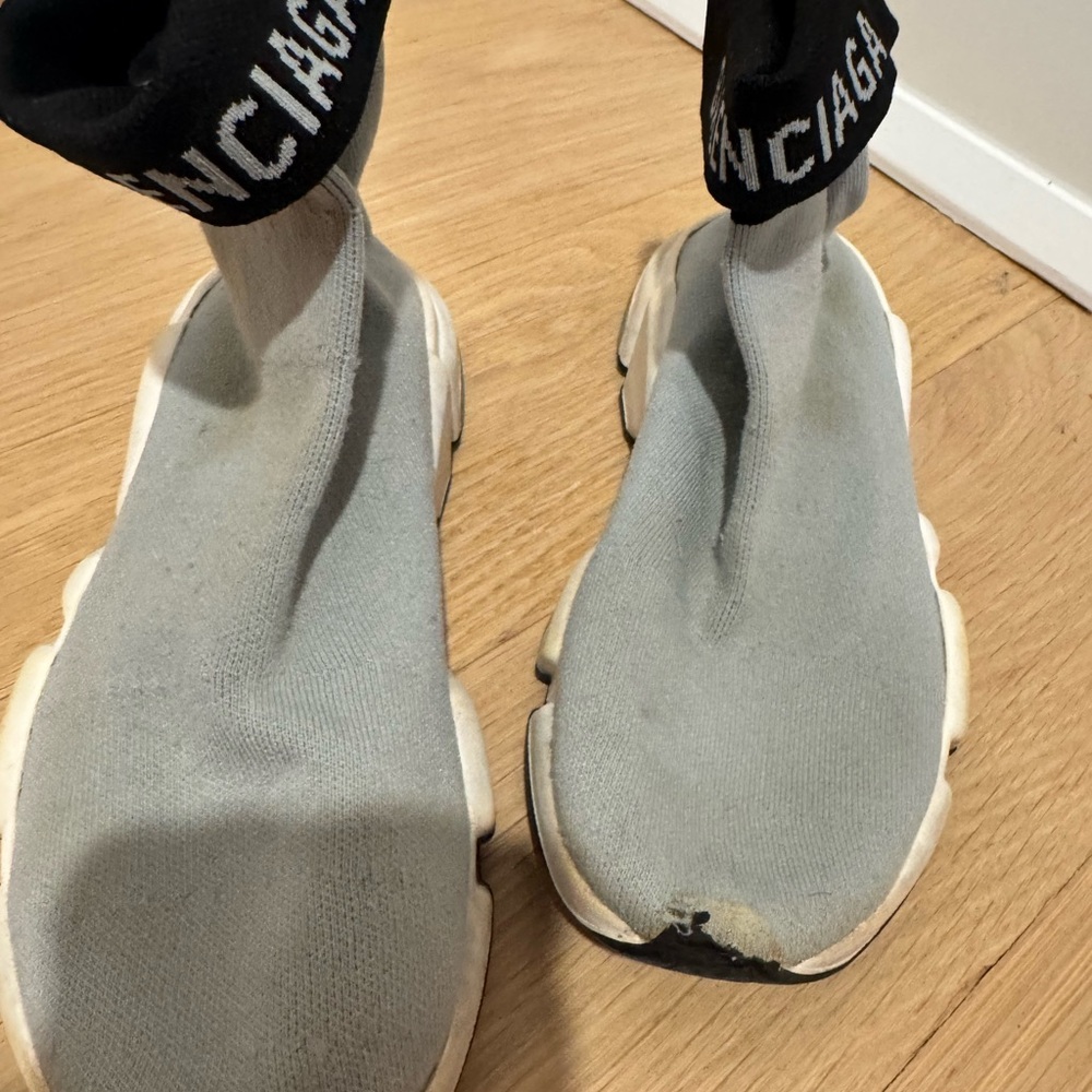 Balenciaga Gray Sock Sneakers 100% authentic